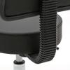 Adjustable Height Salon Stool,Round Shape Bar Stools with Back,Swivel Bar Chairs,PU Leather Fabric,Metal Legs,Suitable for Any Environment,Durable and Soft,Easy to Wipe,Fashion-Black view 4