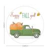 100 Pcs Halloween Stickers for Pumpkin Truck Maple Leaves Farmhouse Stickers Halloween decorations Stickers for Envelope Seals Candy Halloween Party Decorations view 2