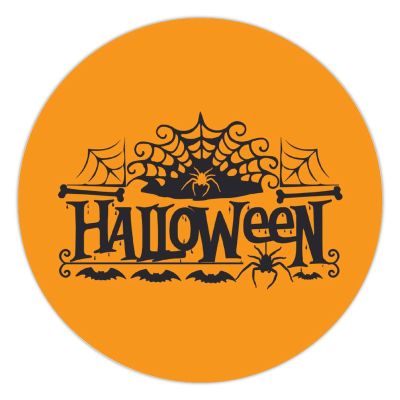 100 Pcs Halloween Stickers for Halloween Black Stickers Halloween decorations Stickers for Envelope Seals Candy Halloween Party Decorations