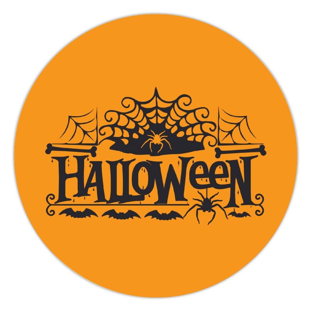 100 Pcs Halloween Stickers for Halloween Black Stickers Halloween decorations Stickers for Envelope Seals Candy Halloween Party Decorations