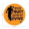 100 Pcs Halloween Stickers for Never Trust The Living Stickers Halloween decorations Stickers for Envelope Seals Candy Halloween Party Decorations view 2
