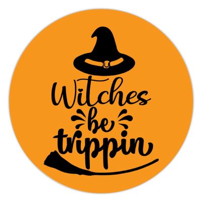 100 Pcs Halloween Stickers for Witches Be Trippin Stickers Halloween decorations Stickers for Envelope Seals Candy Halloween Party Decorations