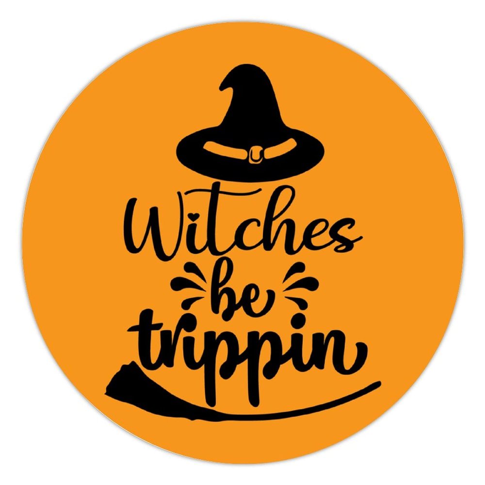 100 Pcs Halloween Stickers for Witches Be Trippin Stickers Halloween decorations Stickers for Envelope Seals Candy Halloween Party Decorations