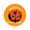 100 Pcs Halloween Stickers for Namastay Feet Funny Halloween Stickers Halloween decorations Stickers for Envelope Seals Candy Halloween Party Decorations view 2