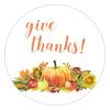 100 Pcs Thankful Stickers Thanksgiving Autumn Theme Stickers Thanksgiving Day decorations Stickers for Envelope Seals Candy Party Decorations view 1
