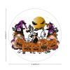 100 Pcs Halloween Stickers for Halloween Gnomes Pumpkin Stickers Halloween decorations Stickers for Envelope Seals Candy Halloween Party Decorations view 2