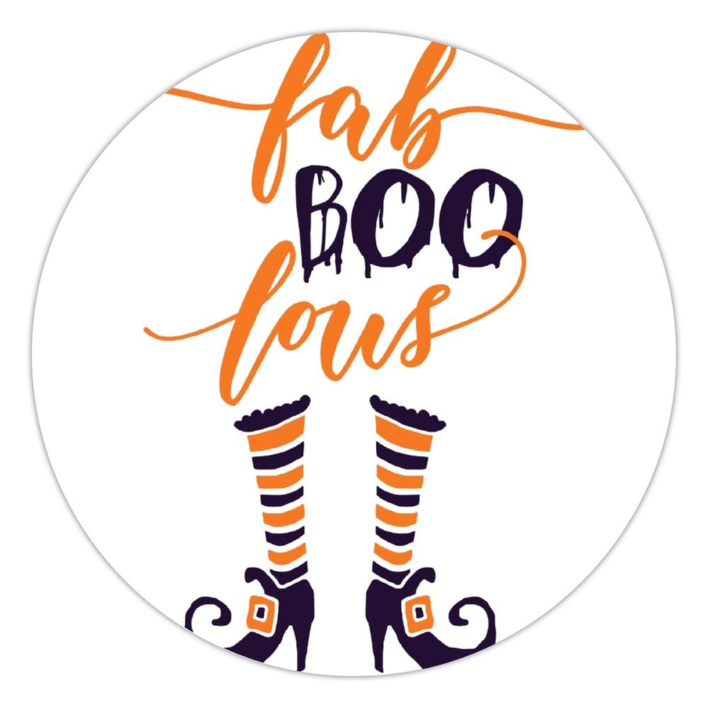 100 Pcs Halloween Stickers for Fab Boo Lous Stickers Halloween decorations Stickers for Envelope Seals Candy Halloween Party Decorations