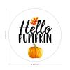 100 Pcs Halloween Stickers for Hello Pumpkin Sign Stickers Halloween decorations Stickers for Envelope Seals Candy Halloween Party Decorations view 2