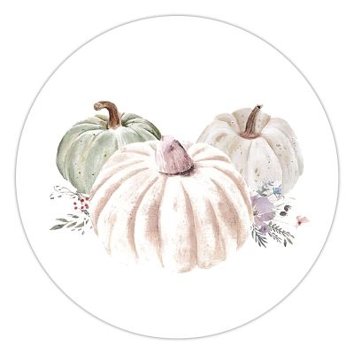 100 Pcs Thankful Stickers Thanksgiving Pumpkin Stickers Thanksgiving Day decorations Stickers for Envelope Seals Candy Party Decorations