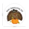 100 Pcs Thankful Stickers Happy Thanksgiving Day Stickers Thanksgiving Day decorations Stickers for Envelope Seals Candy Party Decorations view 2