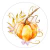 100 Pcs Halloween Stickers for Buffalo Plaids Farm Fresh Pumpkin Stickers Halloween decorations Stickers for Envelope Seals Candy Halloween Party Decorations view 1