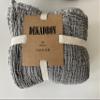 100% Cotton Muslin Throw Blanket, 4 Layers Bedspread, Soft Turkish Cotton Muslin Bed Cover, Reversible Coverlet, Anthracite Grey (Throw 47x71-120x180cm) view 1