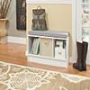 ClosetMaid 1631 Cubeicals 3-Cube Storage Bench, White with Gray Cushion view 4