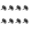 vidaXL Solar Ground Lights - Set of 8 LED Lights in RGB - Waterproof Exterior Lights for Gardens, Patios, Paths, and Balconies -Energy Efficient Solar Powered Outdoor Floor Lamps view 4