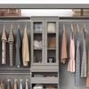 ClosetMaid Modular Storage Pair Set, 2 Glass Pane Doors, Wood Closet Organizer Shaker Style, Add On Accessory for Shelf Units, Taupe, Kit view 2
