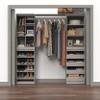 ClosetMaid Modular Storage Shelf Unit with Angled Shoe Shelves, Taupe view 2