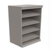 ClosetMaid Modular Storage Shelf Unit with Angled Shoe Shelves, Taupe view 4