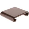 Plymor Walnut Scroll Wood Veneer Footed Display Base, 5" W x 4" D x 1.125" H (4" x 3.75" Display Area) view 1