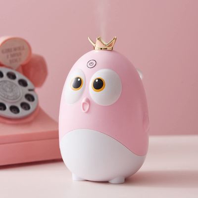 BcofoA Mini-Shaped ultrasonic air humidifier,Desktop 230ML Cotton Filter Water Diffuser Atomizer,Automatic Shut-Off Without Water in bedrooms,Homes,Baby Nurseries,and Offices