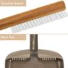 Harper Live.Love.Clean. Snap-Together Bamboo Counter Brush & Resin Dust Pan Set for Cleaning Dust, Pet Hair & Fine Dry Dirt view 3