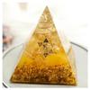TYQXSH Energy Generator Orgonite Pyramid, Pyramid Energy Converter Chakra Reiki Meditation (Gem Color : 4cm) view 1