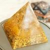 TYQXSH Energy Generator Orgonite Pyramid, Pyramid Energy Converter Chakra Reiki Meditation (Gem Color : 4cm) view 3