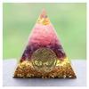 TYQXSH Energy Generator Orgonite Energy Rune Amethyst Pyramid Chakra Reiki Meditation (Size : 5CM) view 1