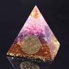TYQXSH Energy Generator Orgonite Energy Rune Amethyst Pyramid Chakra Reiki Meditation (Size : 5CM) view 2