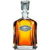 Heritage Pewter Cognac Capitol Decanter with Liquor Label | 25 OZ Glass Liquor Decanter with Airtight Stopper | Expertly Crafted Pewter Glass view 1