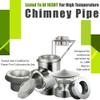 AllFuelHST Chimney Cap with Spark Screen for 8" Inner Diameter Chimney Pipe view 4