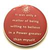 24 Hour AA Medallion, I Stood in The Sunlight, Orange & Yellow Chip, Token, Coin view 2