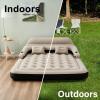 RAPTAVIS King Size Air Mattress Sofa Bed with Headboard and Pillow, Inflatable Bed for Outdoor Overnight view 4