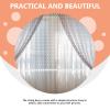 VOSAREA Crystal Beaded Curtain Adornment 3pcs Plastic DIY Hanging Trim view 3