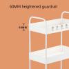 BAILR Storage Shelfs Heavy Duty Plastic, Storage Shelving for Garage Wheels, Storage Shelving Rack for Garage, Kitchen, Pantry, Living Room, Bathroom view 3