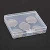 Crysdaralovebi Thick Transparent Plastic Small Square Boxes Packaging Storage Box with Lid for Jewelry Box, Accessories Finishing Box view 1