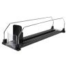 Hemobllo Drinks Organizer for Fridge- Refrigerator Bottle Can Organizer Adjustable Beverage Organizer Glide Pusher Drink Sliding Organizer for Vending Machine Refrigerator view 1