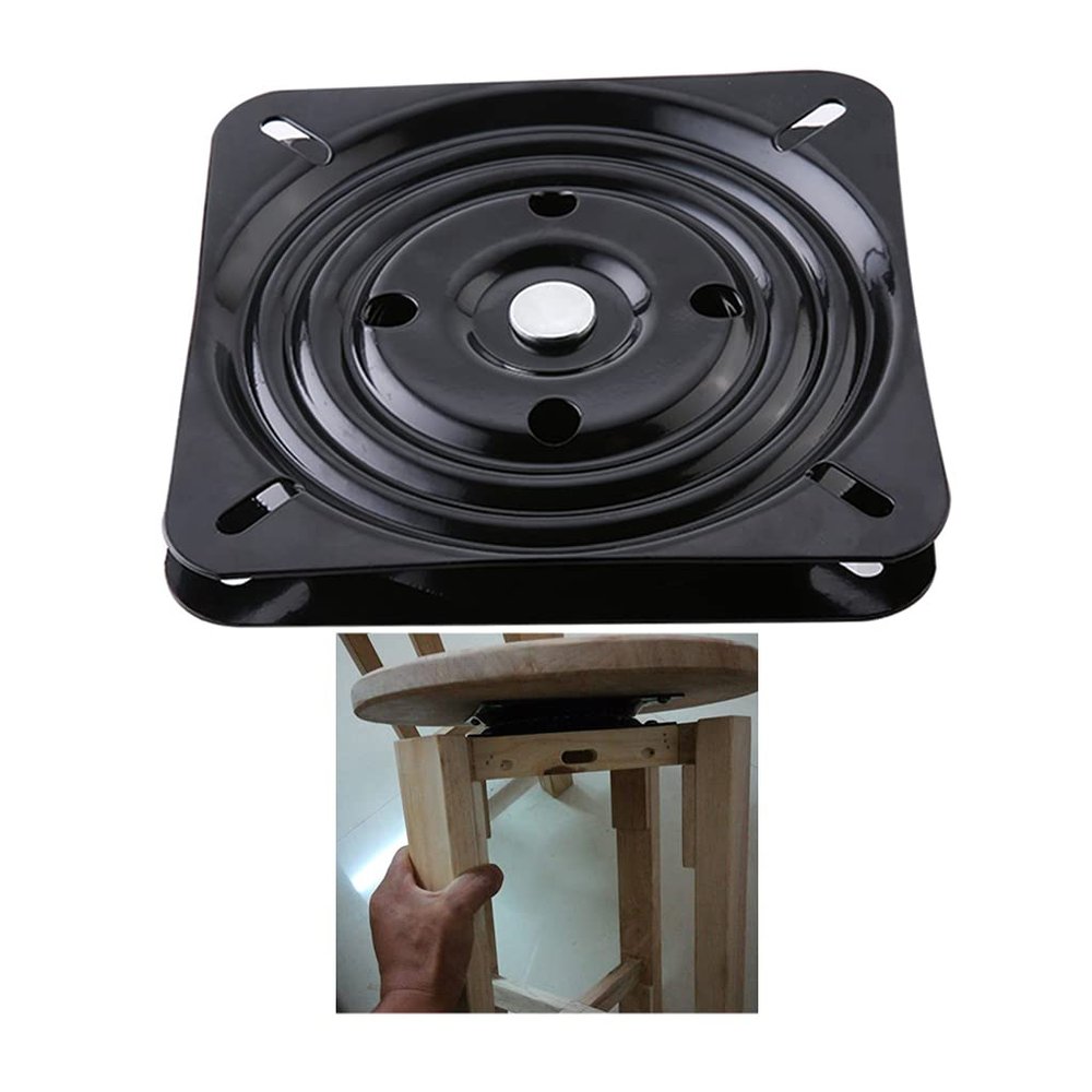 Square Swivel Replacement Base Turntable Side Length 159/199 mm for Recliner Chair or Furniture Bearing load 200 kg Swivel Plate Mechanism