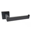 ZTBH Bathroom Hardware Sets Bathroom Hardware Set, Black Robe Hook, Towel Rail Bar, Rack Bar, Tissue Paper Holder, Toothbrush Holder Bathroom Hardware Towel Set (Color : Paper Holder) view 1