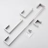 ZTBH Bathroom Hardware Sets Bathroom Hardware Set, Robe Hook, Towel Rail, Tissue Paper Holder, Toothbrush Holder Bathroom Hardware Towel Set (Color : 4 Piece Bathroom Set) view 4