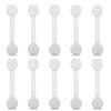 Uonlytech 10pcs Safety Cabinet Locks Adhesive Strap Locks for Fridge Door and Safety Easy Installation Material for Babyproofing Your Home view 1