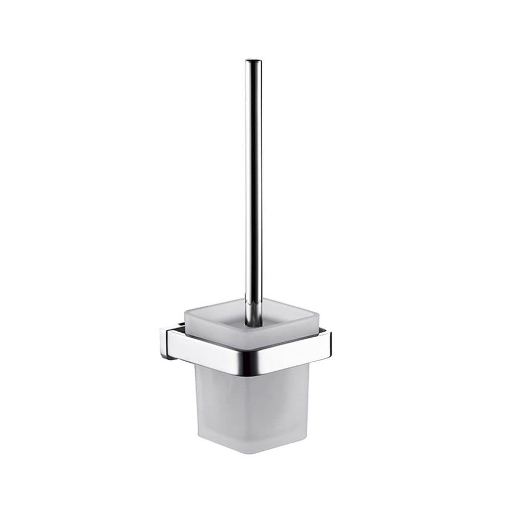 ZTBH Bathroom Hardware Sets Bathroom Accessories Set, Stainless Steel Toilet Paper Holder, Towel Rack, Robe Hook, Towel Bar Wall Mounted Bathroom Hardware Towel Set (Color : Toilet Brush)
