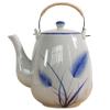 2000ml Ceramic Teapot Hand Painted Retro Handle Pot Household Creative Kettle Tea Set view 1