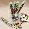 Crysdaralovebi 50pcs Plastic Test Tubes Metal Screw Wedding Bomboniere Party Lollies 40ml view 2