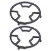 Uonlytech 2pcs Cast Iron Wok Stable - Support for Gas Stove Uniform Heating Compatible Microwave Grill for Home Cooking Barbecue view 1