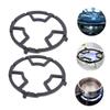 Uonlytech 2pcs Cast Iron Wok Stable - Support for Gas Stove Uniform Heating Compatible Microwave Grill for Home Cooking Barbecue view 3