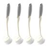 Uonlytech 4pcs Handle Pot Brushes Ergonomic Non- Kitchen Cleaning Tools for Sinks Pans Lightweight Scrubbing Brushes Hanging for Easy Storage view 1