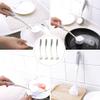 Uonlytech 4pcs Handle Pot Brushes Ergonomic Non- Kitchen Cleaning Tools for Sinks Pans Lightweight Scrubbing Brushes Hanging for Easy Storage view 4