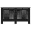 Modern Style Radiator Cover,Radiator Decoration,Heater Heating Side Stand Cabinet Living Room Home Indoor Shelf Space,Easy Assembly,Radiator Cover Black 59.8"x17.5"x31.9" MDF(Priority Delivery) view 4