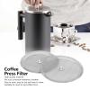Acouto 2-Piece Stainless Steel French Press Replacement Filters, 100 Mesh, 4" Diameter, 2 Count view 2