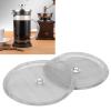 Acouto 2-Piece Stainless Steel French Press Replacement Filters, 100 Mesh, 4" Diameter, 2 Count view 3